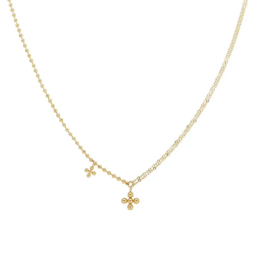 Holy Glow Cross Pendant - Diatoms