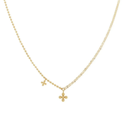 Holy Glow Cross Pendant - Diatoms