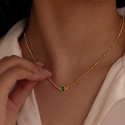 Luxy Emerald Necklace