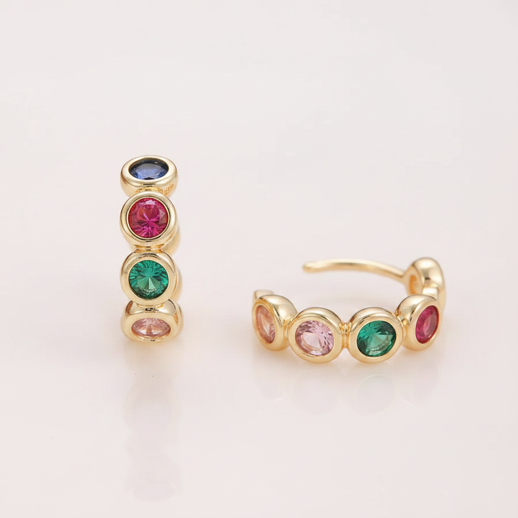 Aurora Circles Earrings