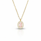 Blush Crown Diamond Necklace
