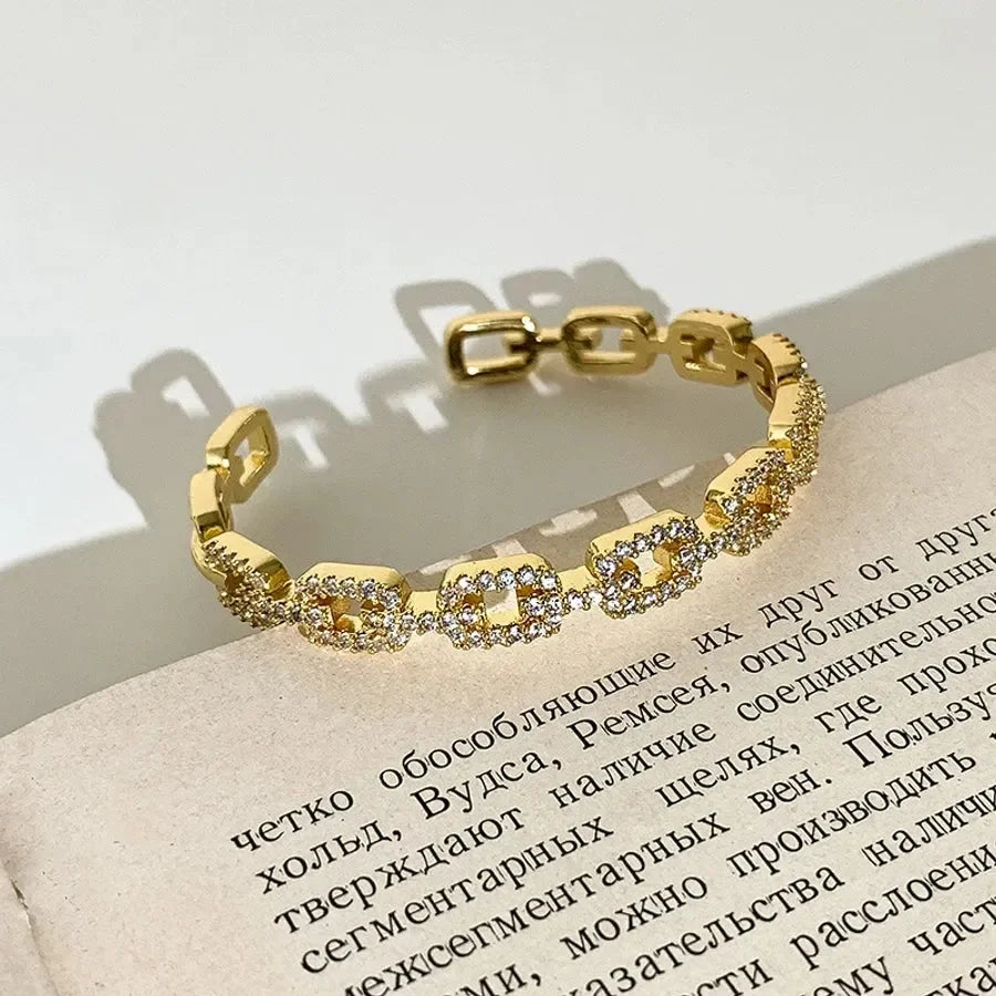 Sparkling Link Chain Bracelets - Diatoms