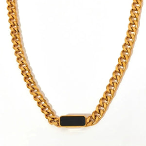 Black Cuban Chain Necklace