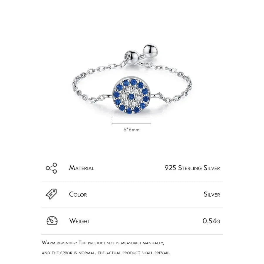 Luxurious Treasures Silver Inlay Adjustable Rings - Diatoms