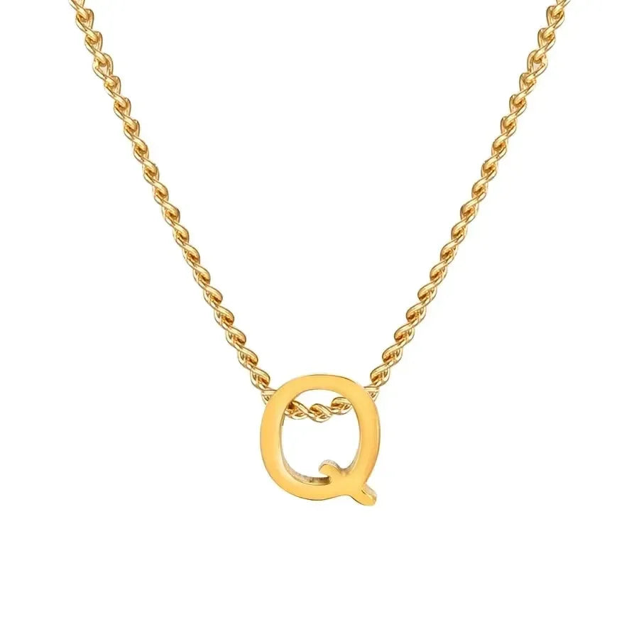 Upper-case Letter Pendant - Diatoms