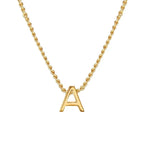 Upper-case Letter Pendant - Diatoms