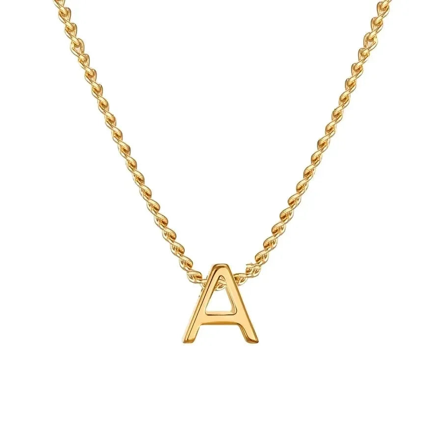 Upper-case Letter Pendant - Diatoms