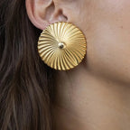 Luxy Disc Ear Studs - Diatoms