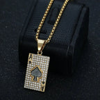 Diatoms Hip-Hop Poker Men's Pendant - Diatoms