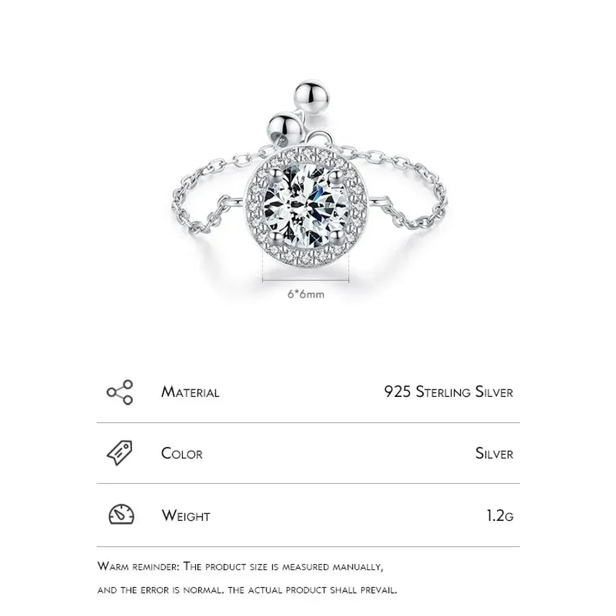 Luxurious Treasures Silver Inlay Adjustable Rings - Diatoms
