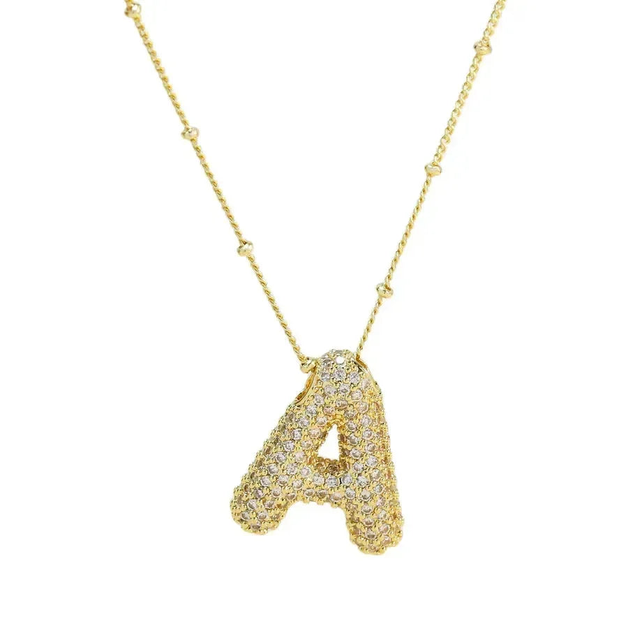 Diatoms Your Valentine Letter Pendant 'A' - Diatoms
