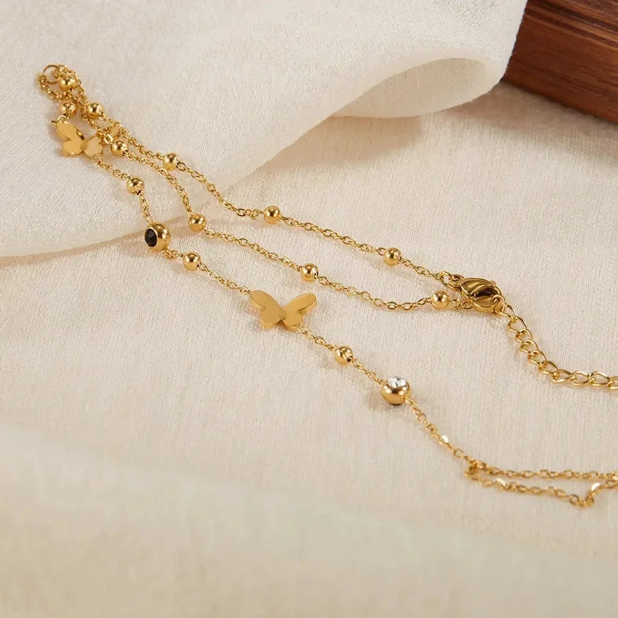 Butterfly Anklet - Diatoms
