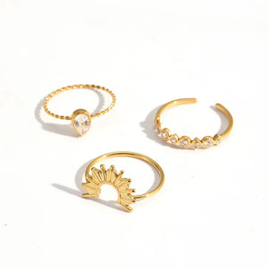 The Tiny Trio 3 Ring Set