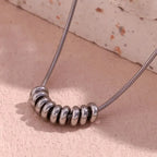 Luxy Dainty Circle Necklace - Diatoms