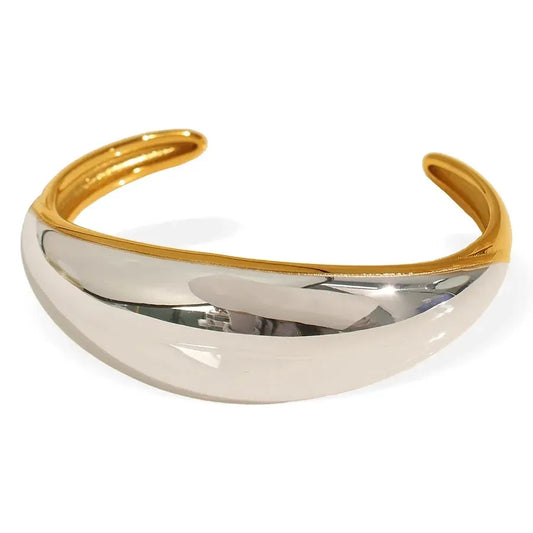 Dual Tone Bracelet - Diatoms
