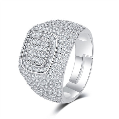 White Gold Men's Ring