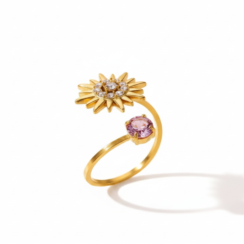 Astral Rose Diamond Ring