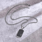 Classic Black Pendant - Diatoms