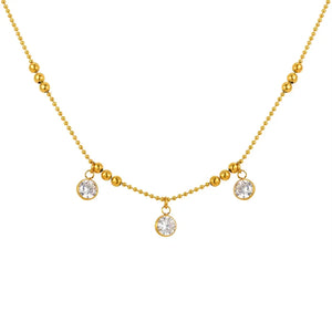 Daily Dew Shiny Geometric Necklace