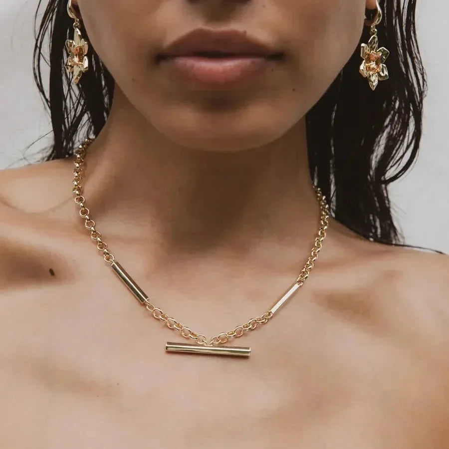 Luxy Rolo Necklace Cum Bracelet - Diatoms