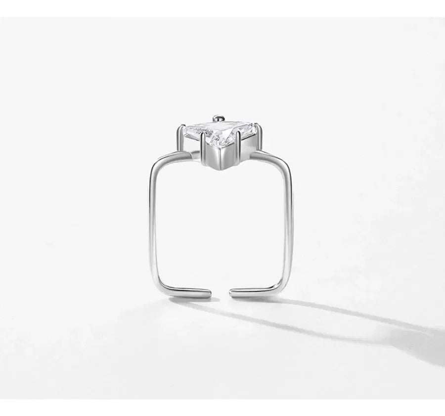 Heart Shape Sterling Silver Luxy Rings - Diatoms
