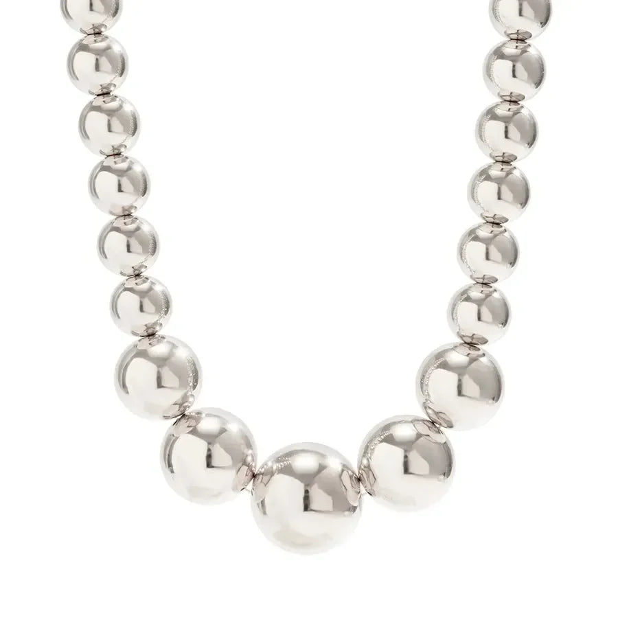 Trendsetter Geometric Beaded Necklace - Diatoms
