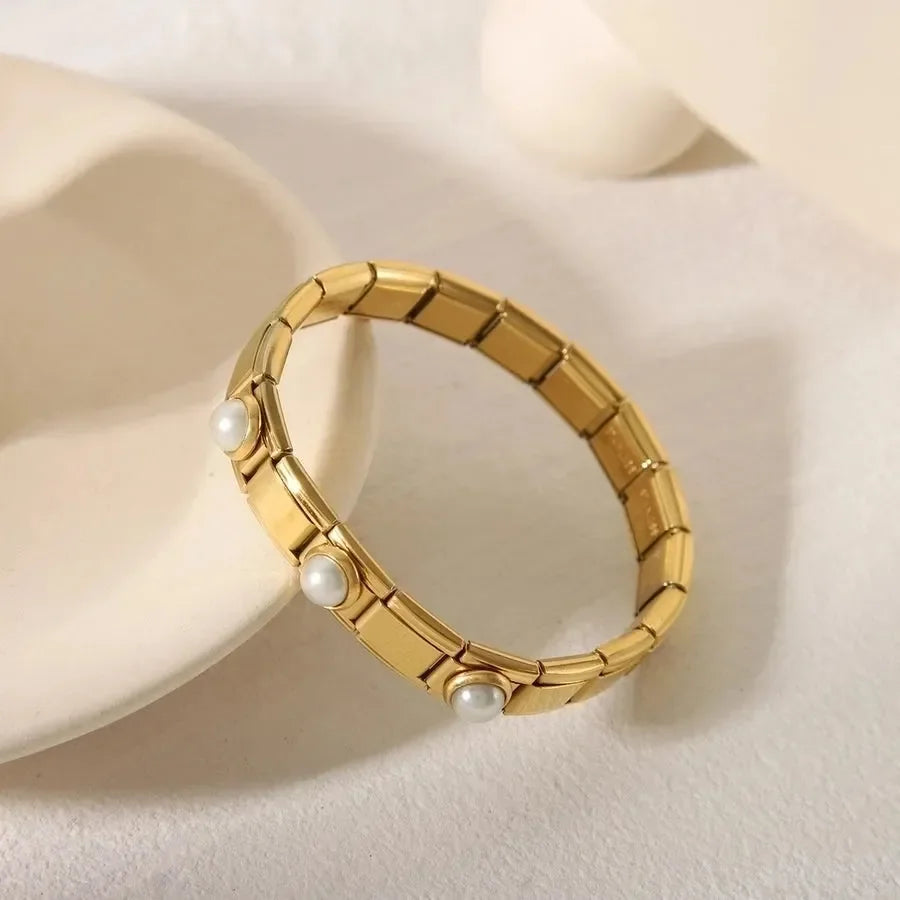 Luxy Italian Charm Pearl Bracelets - Diatoms