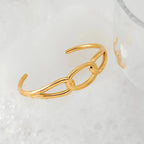 Lucky Knot Bangle - Diatoms