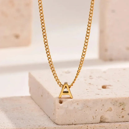 Upper-case Letter Pendant - Diatoms