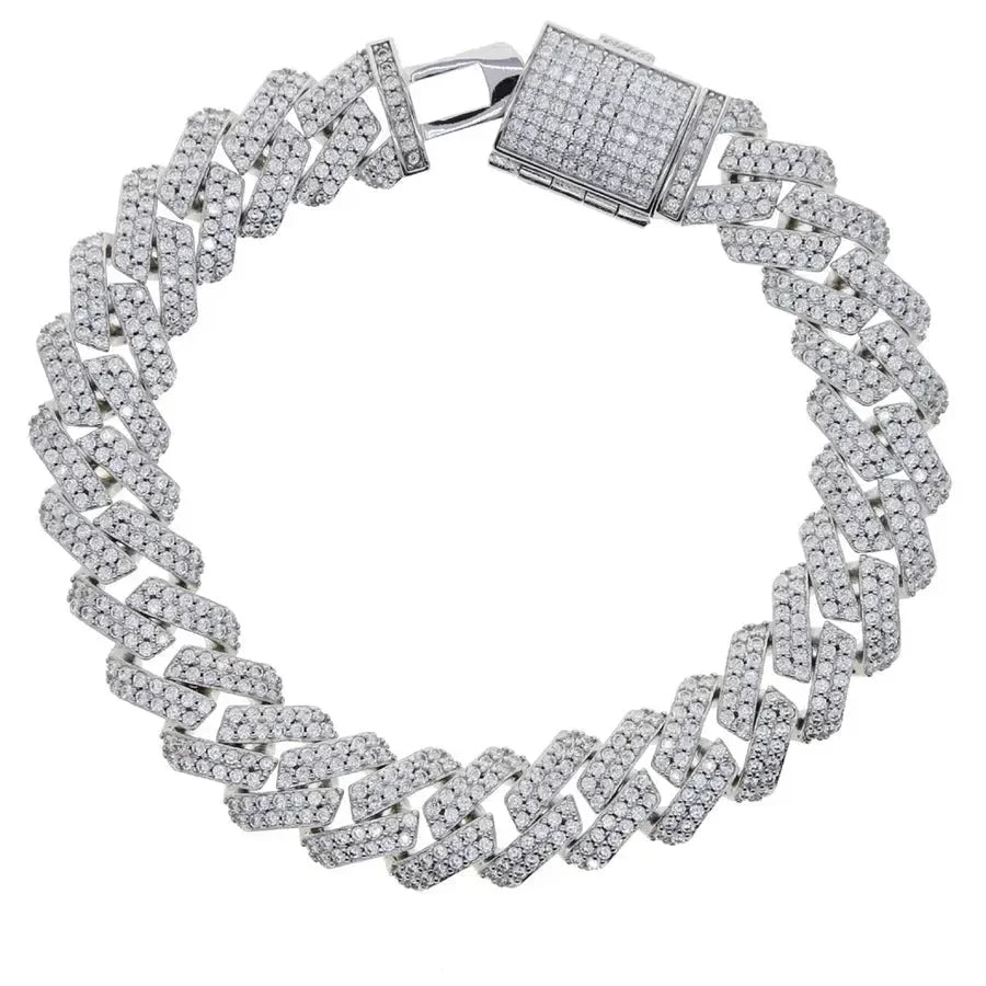 Hip Hop Cuban Chain Bracelet - Diatoms