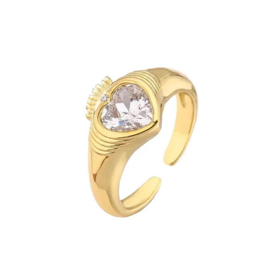 Romantic Rebel Open Ring - Diatoms