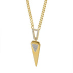Luxy Triangle Necklace - Diatoms