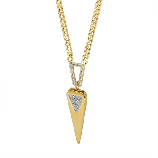 Luxy Triangle Necklace - Diatoms