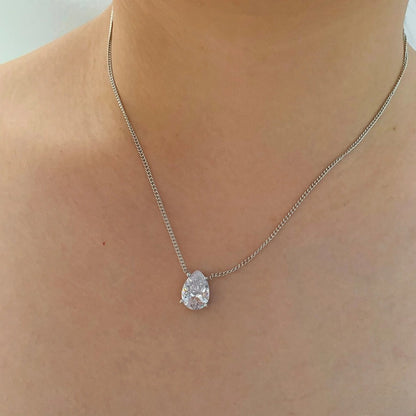 Geometric Droplets Necklace