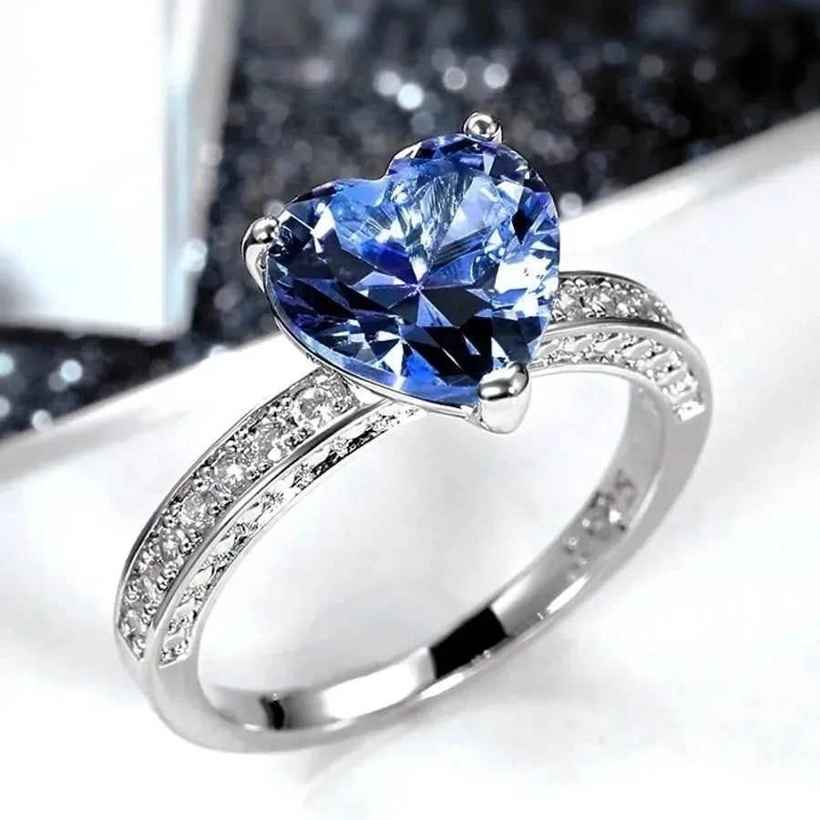 Classic Heart Shaped Rings - Diatoms
