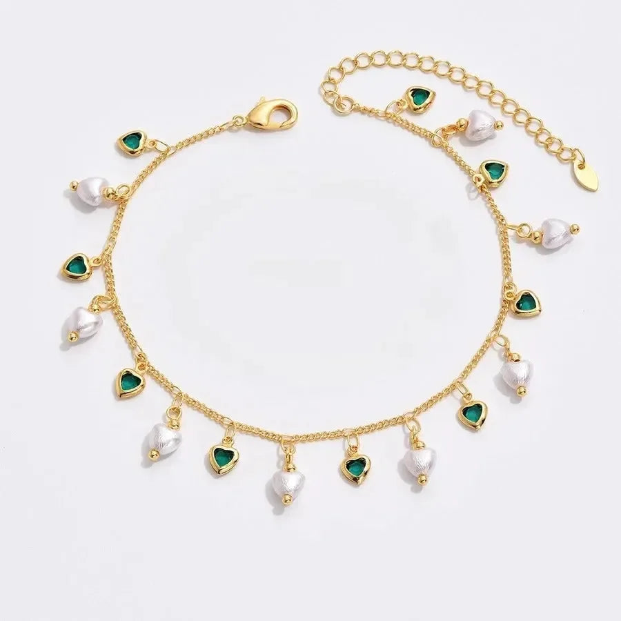 Luxy Pearl Anklet - Diatoms