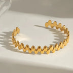 Luxy Adjustable Cuff Bracelet - Diatoms
