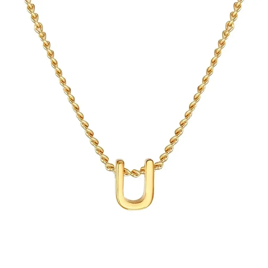 Upper-case Letter Pendant - Diatoms