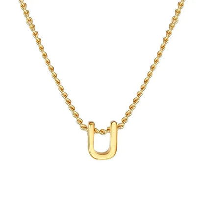 Upper-case Letter Pendant - Diatoms