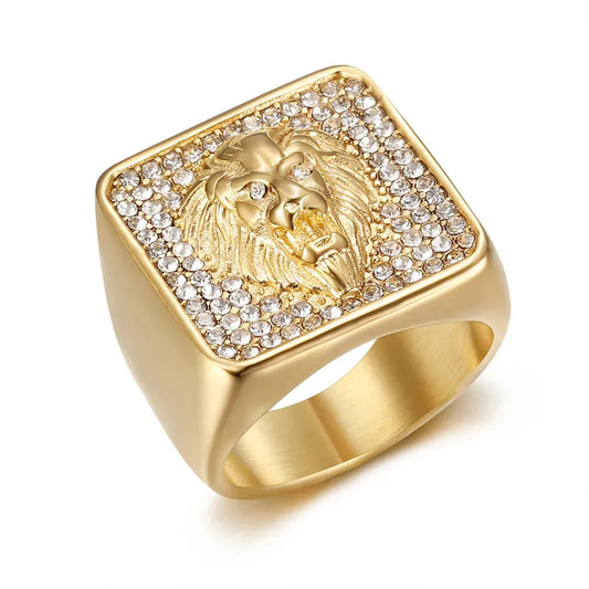 Diatoms Alpha Men's Rings - Diatoms
