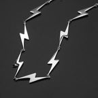 Diatoms Hip-Hop Retro Patchwork Solid Color Necklace - Diatoms