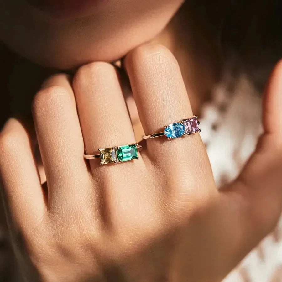 Emerald Sunshine Rings - Diatoms