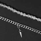 Diatoms Hip-Hop Star Unisex Layered Necklaces - Diatoms