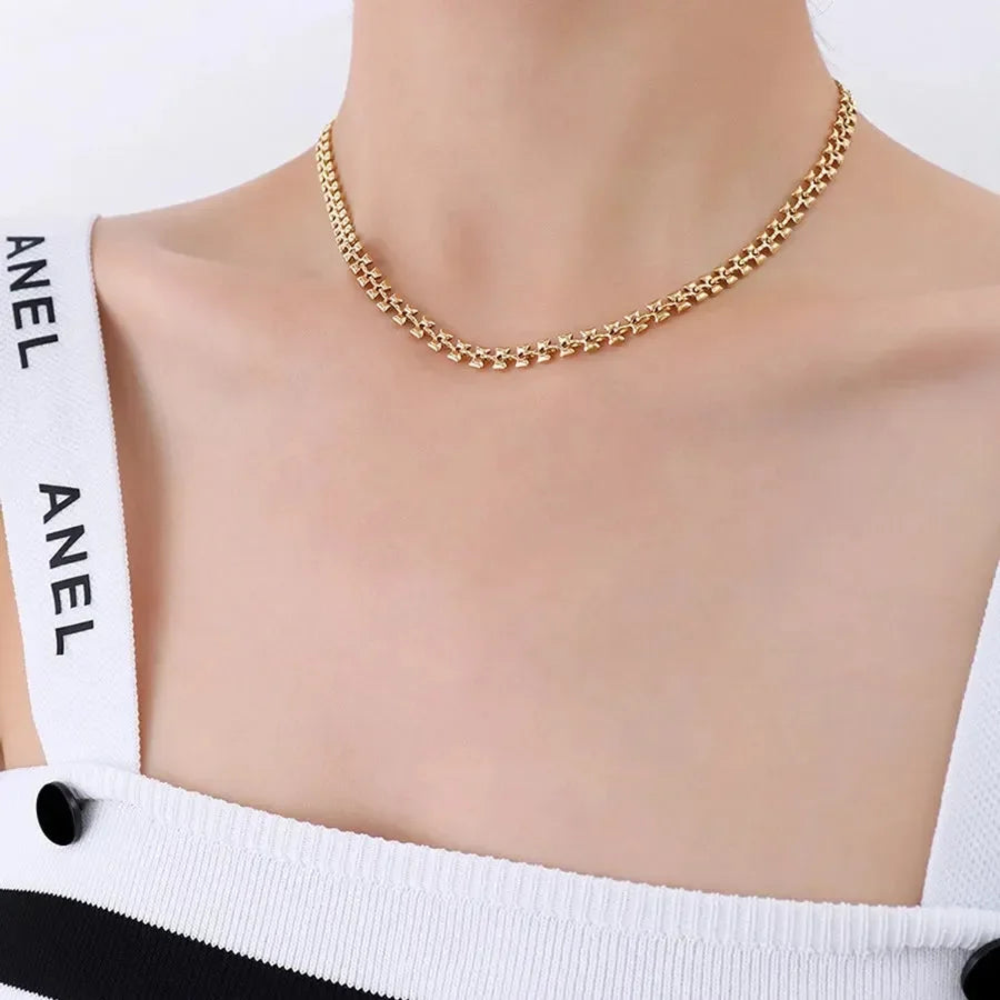 Diatoms Bow Shape Round Necklace & Bracelet - Diatoms