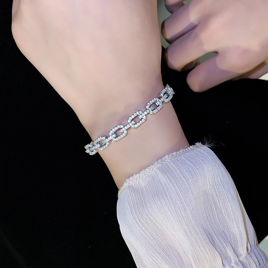 Sparkling Link Chain Bracelets