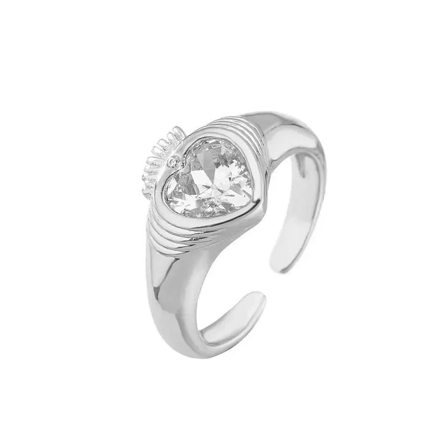 Romantic Rebel Open Ring - Diatoms