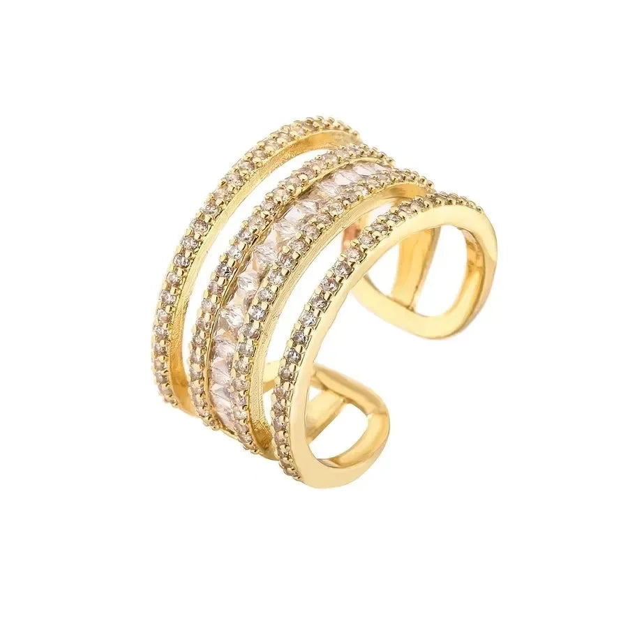 Romantic Rebel Open Ring - Diatoms