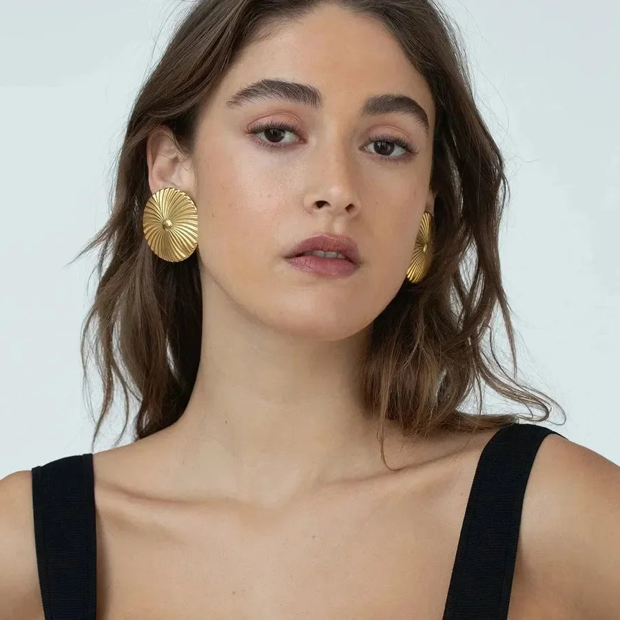 Luxy Disc Ear Studs - Diatoms