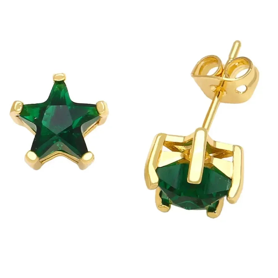 Tiny Tether Drop Earrings Ear Studs - Diatoms