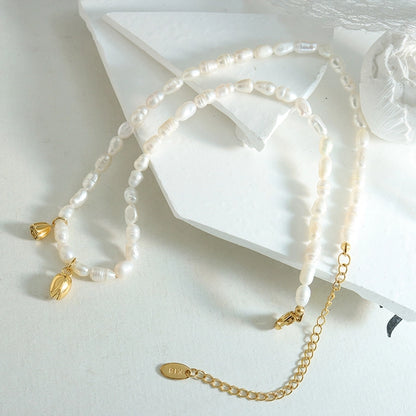 Hanging Pearl Necklace